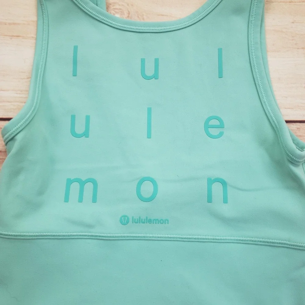 Lululemon Crop Tank‎ Top Womens 0 Move Power Pivot Everlux Yoga LW1DNIS Ladies